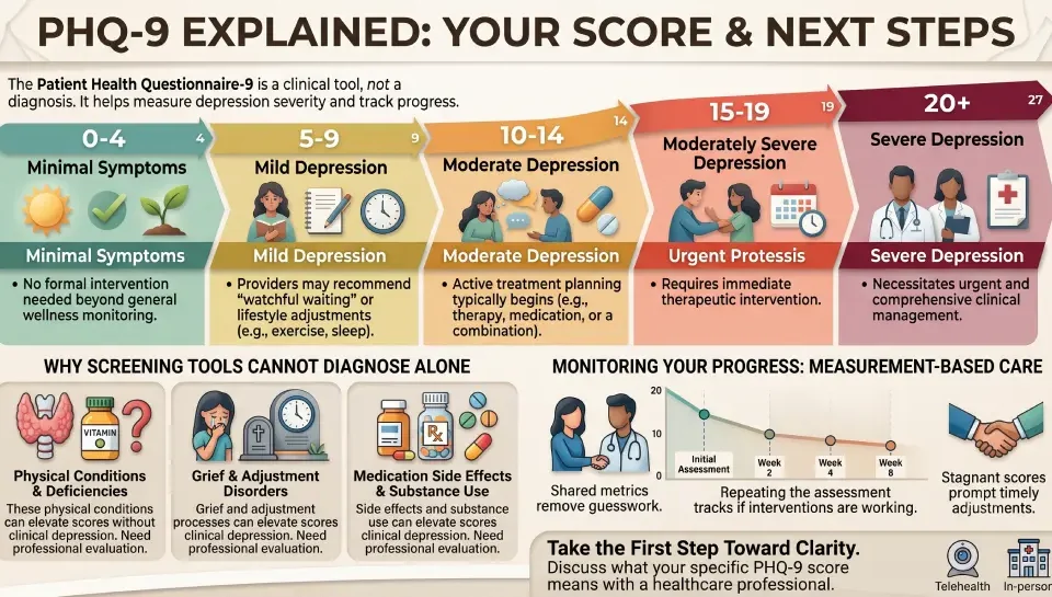 PHQ-9 Explained - What Your Score Means and What Happens Next