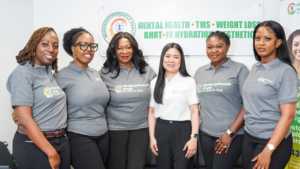 The MindBodyPinnacle Health care team stands together at the Laurel, MD office.
Title: MindBodyPinnacle Health Team | Laurel, MD